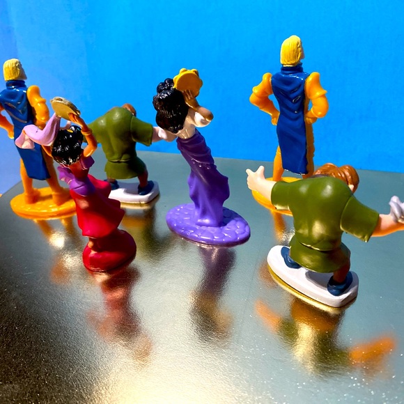 DISNEY VINTAGE 90s HUNCHBACK OF NOTRE DAME FROLLE PVC FIGURES BUNDLE OF 6 - Picture 12 of 13